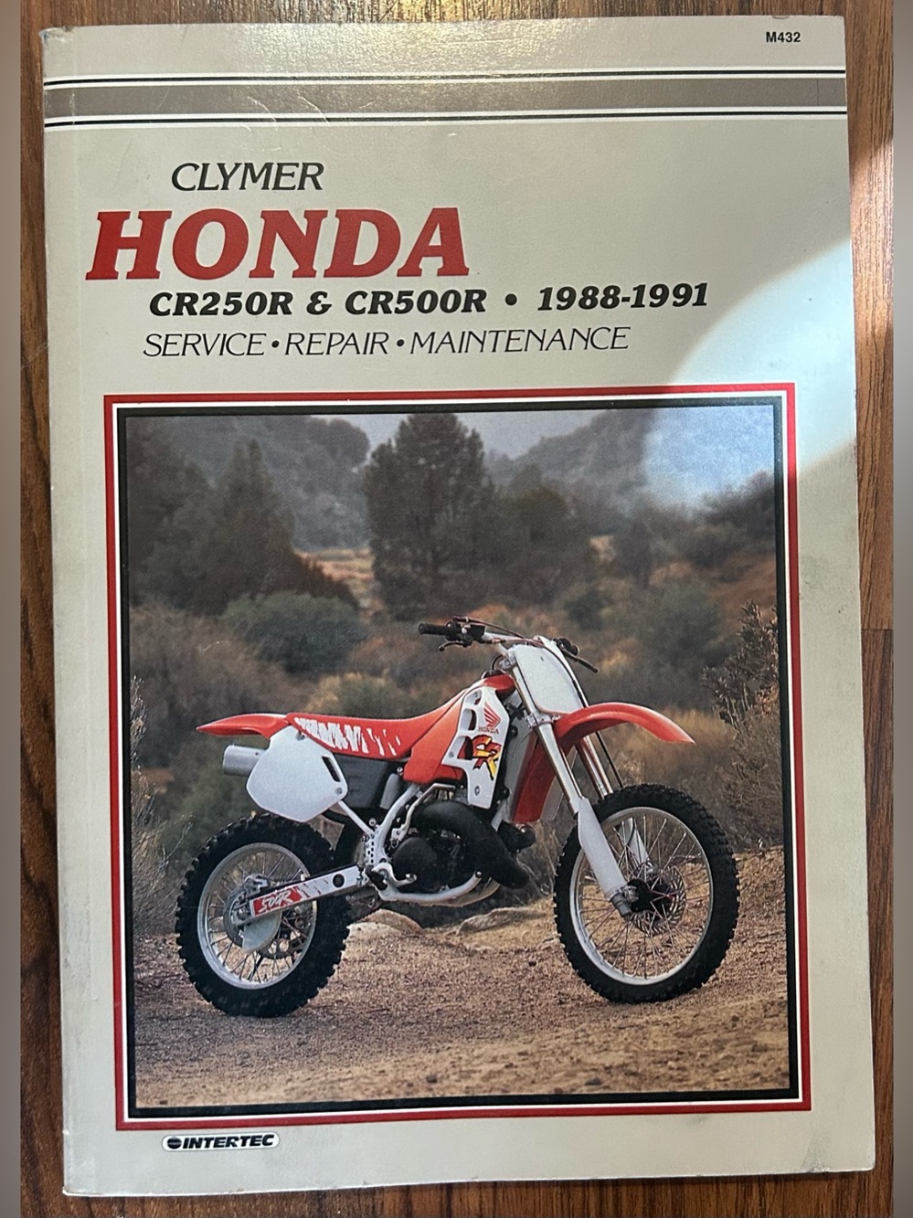 1988-1991 Clymer Honda CR250R/CR500R Service Repair Maintenance